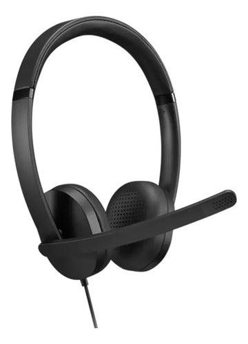 Lenovo Audífonos Con Micrófono 4xd1p83425, Alámbrico, Usb Negro