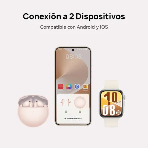 Audífonos Inalámbricos Huawei Freebuds 7i Rosa Rosa
