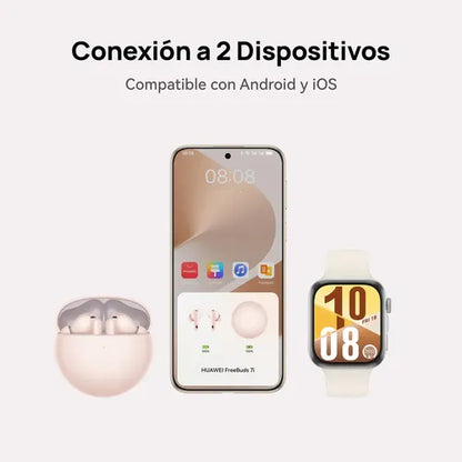 Audífonos Inalámbricos Huawei Freebuds 7i Rosa Rosa