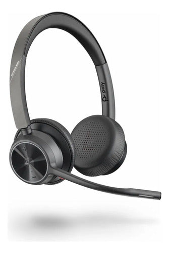 Poly Audífonos Con Micrófono Voyager 4320 Ms Base Negro Negro