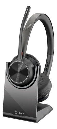 Poly Audífonos Con Micrófono Voyager 4320 Ms Base Negro Negro