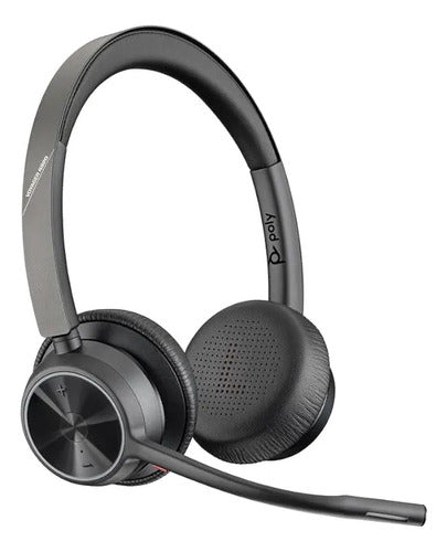 Poly Audífonos Con Micrófono Voyager 4320 Ms Base Negro Negro