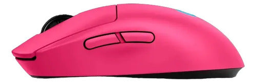 Mouse Gamer Logitech G Inalámbrico Pro 2 Lightspeed Magenta Rojo