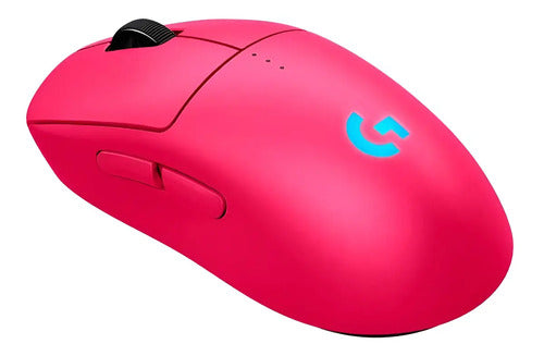 Mouse Gamer Logitech G Inalámbrico Pro 2 Lightspeed Magenta Rojo