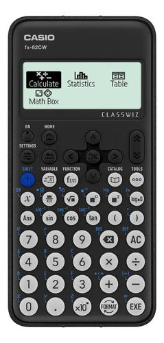 Calculadora Científica Casio Fx-82cw Classwiz 290 Funciones Negro