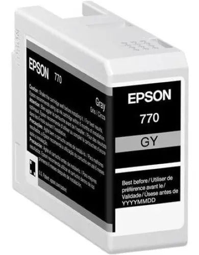Tinta Epson Ultrachrome Pro10 T770 25ml Color Gris - T77 /v