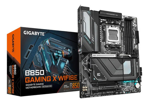 Tarjeta Madre Gigabyte B850 Gaming X Wifi6e Am5 Ddr5 8200 Mt Negro
