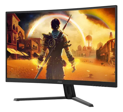 Monitor Curvo Aoc C32g42ze Led Va 31.5  Fhd 260hz Negro/rojo Negro