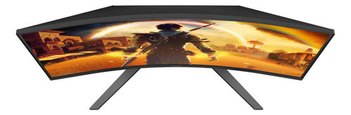 Monitor Curvo Aoc C32g42ze Led Va 31.5  Fhd 260hz Negro/rojo Negro