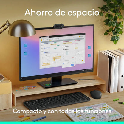 Teclado Logitech K250, Inalámbrico, Bluetooth, Negro Español Negro Español España