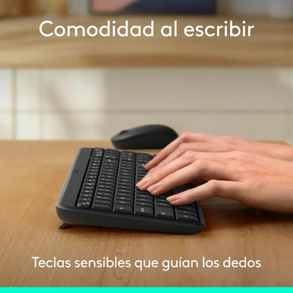 Teclado Logitech K250, Inalámbrico, Bluetooth, Negro Español Negro Español España