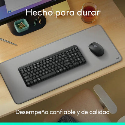 Teclado Logitech K250, Inalámbrico, Bluetooth, Negro Español Negro Español España
