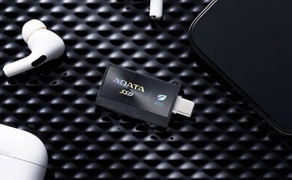 Ssd Externo Adata Sc730 1tb Usb-c/usb-a Negro Sc730-1t-cacti Negro