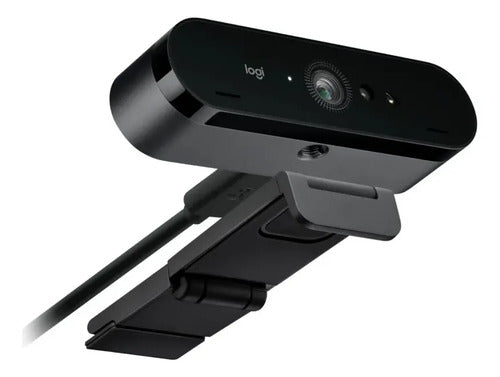 Webcam Logitech Brio 4k Ultra Hd 13mp 30 Fps Zoom 5x Usb-c Negro