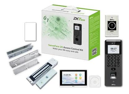 Control De Acceso Biometrico Zkteco Senseface-2a Negro Negro