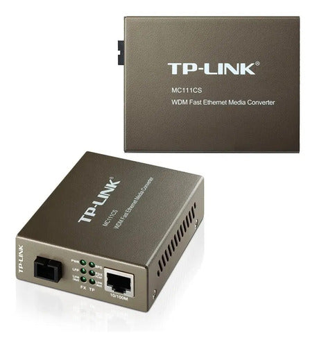 Convertidor Multimedia Wdm De 10/100mbps Tp-link Mc111cs