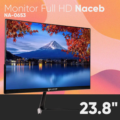 Naceb Monitor Led Fhd 23.8 Pulgadas 100hz Ips Hdmi Ips Negro