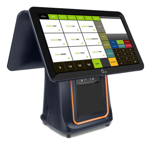 Terminal De Punto De Venta Con Doble Pantalla Táctil De 15.6
