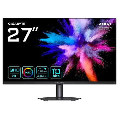 Monitor Gigabyte Go27q24 27 Qhd Panel Oled 240hz Hdr10 .03ms Negro