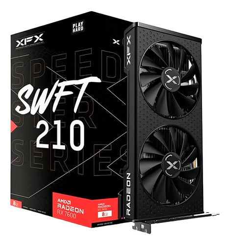 Tarjeta De Video Xfx Amd Radeon Rx 7600 Speedster, 8gb 128b