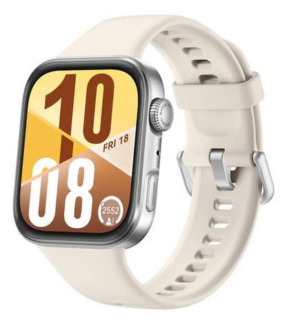 Huawei Watch Fit 4, Pantalla Tactil 1.82 Amoled Color Blanco Gris Fluoroelastómero Blanco