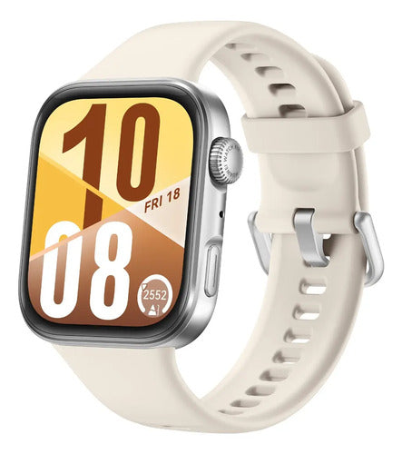 Huawei Watch Fit 4, Pantalla Tactil 1.82 Amoled Color Blanco Gris Fluoroelastómero Blanco