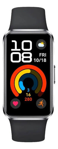 Huawuei Smart Band 10 Pantalla Tactil 1.47 Amoled Negro 15g Negro Mesh