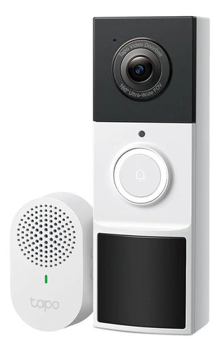 Timbre Inteligente D210 Con Cámara 3mp Nocturna Tapo Blanco Blanco