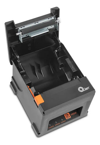 Impresora De Tickets Qian, Térmico 80mm, Bluetooth, Ethernet Negro