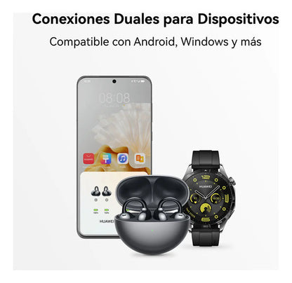 Audífonos Huawei Freeclip Diseño Estético Innovador Violeta Violeta