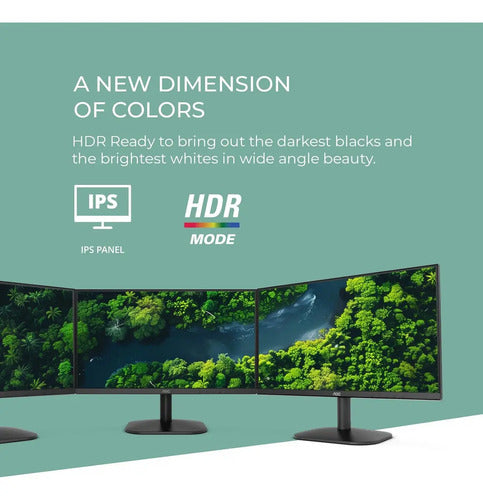 Monitor Aoc 24b35h3 23.8 Led Ips Fhd 120hz Adaptive Sync Neg Negro