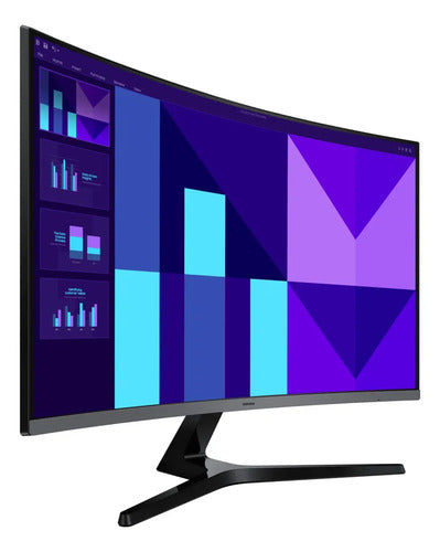 Monitor Curvo Samsung Essential S3 S39gd Lcd 32  100hz Negro Negro