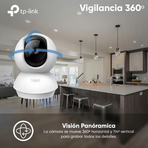 Cámara De Seguridad Tp-link Tapo C200c Fhd Interior Nocturna Blanco