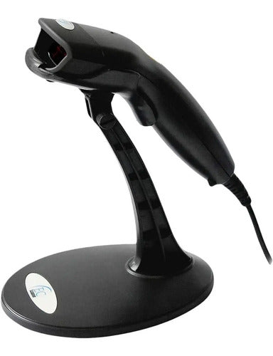 Lector De Código De Barras Con Soporte Ec Line Ec-ls-9620 Usb/ps-2/rj-45 1d Negro