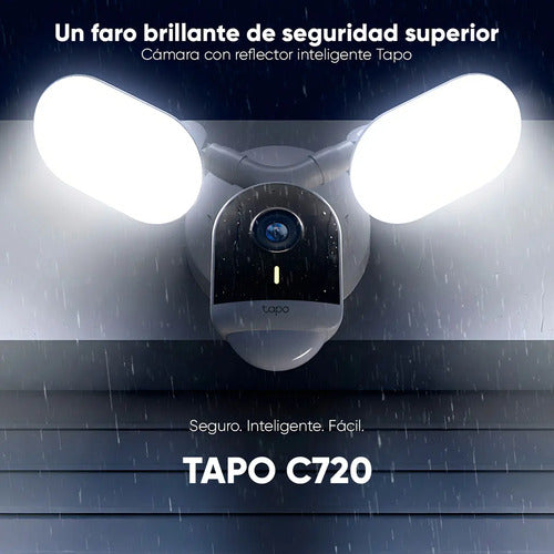 Tp-link Camara Ip Tapo C720 2k Ip65 Qhd Proyector Activado Blanco