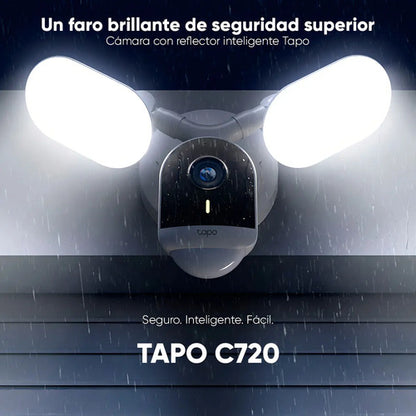Tp-link Camara Ip Tapo C720 2k Ip65 Qhd Proyector Activado Blanco