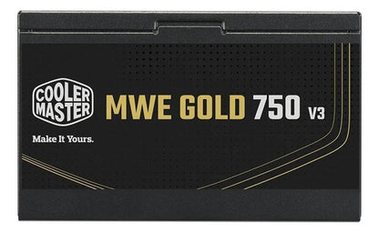 Fuente De Poder Cooler Master Mwe Gold 80 Plus Gold Atx 750w Negro