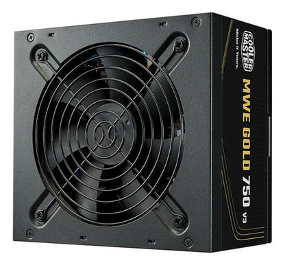 Fuente De Poder Cooler Master Mwe Gold 80 Plus Gold Atx 750w Negro