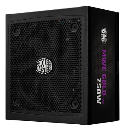 Fuente Poder Cooler Master Mwe Gold 750 V3 80 Plus Gold Atx Negro