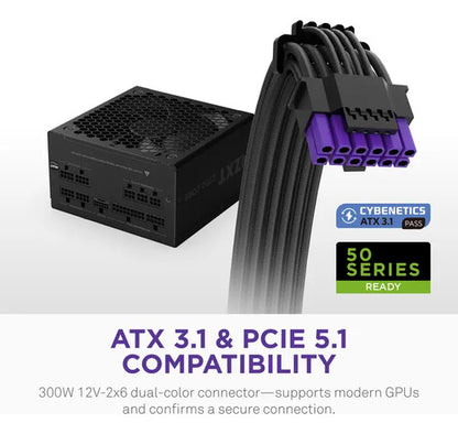 Fuente De Poder Nzxt C750 Gold Core Modular 80+ Gold Negro Negro