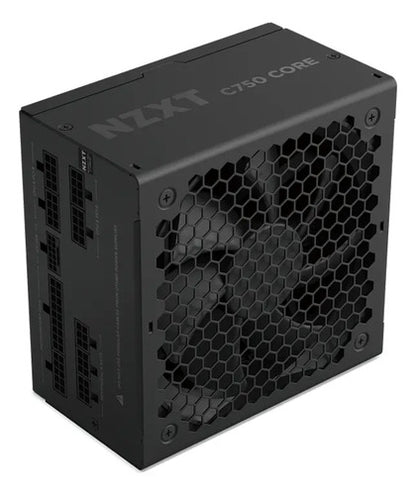Fuente De Poder Nzxt C750 Gold Core Modular 80+ Gold Negro Negro