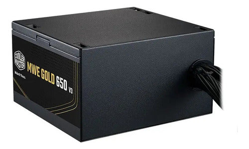 Fuente De Poder Cooler Master Mwe Gold 650 80 Plus Gold Atx Negro