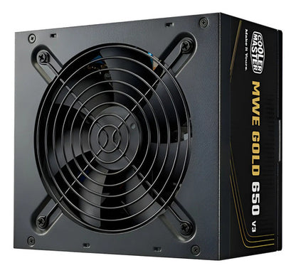 Fuente De Poder Cooler Master Mwe Gold 650 80 Plus Gold Atx Negro