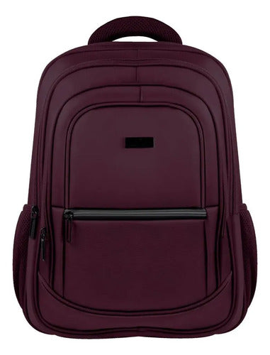 Mochila Urbana Perfect Choice Modelo Pc-084761 Morado Morado Liso