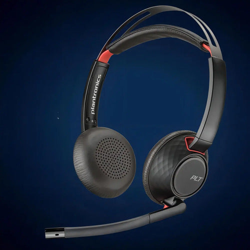 Auriculares Blackwire Bw5220 De Poliéster Usb-a Y Usb-c Negro