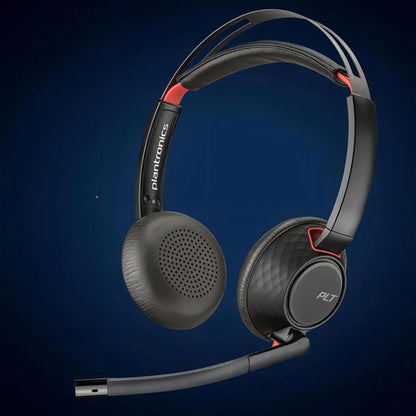 Auriculares Blackwire Bw5220 De Poliéster Usb-a Y Usb-c Negro