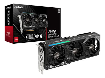 Tarjeta De Video Asrock Amd Radeon Rx 9070 Xt, 16gb 256-bit