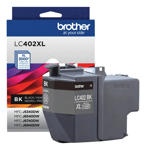 Cartucho De Tinta Brother Lc402xlbk Color Negro