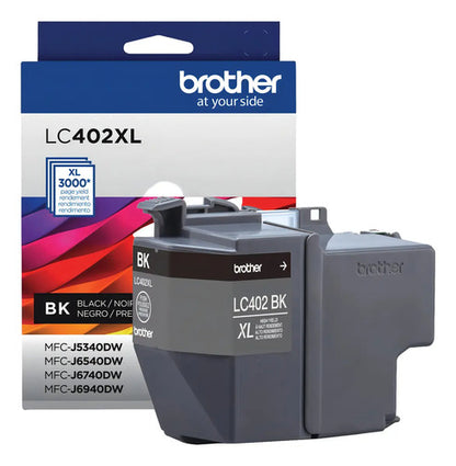 Cartucho De Tinta Brother Lc402xlbk Color Negro
