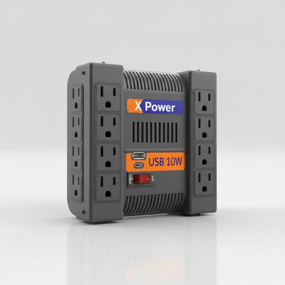 Regulador De Voltaje Complet Modelo Erv-9-002 1300va Usb Negro